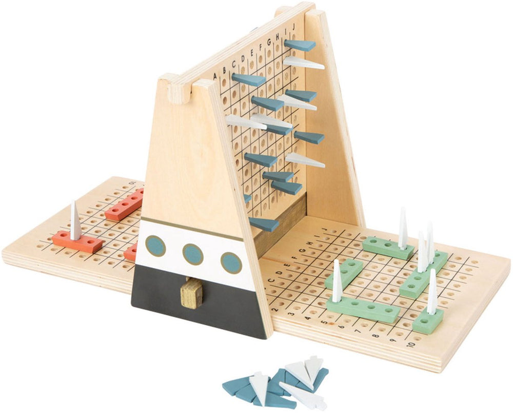 Small foot - Wooden strategy game battleships