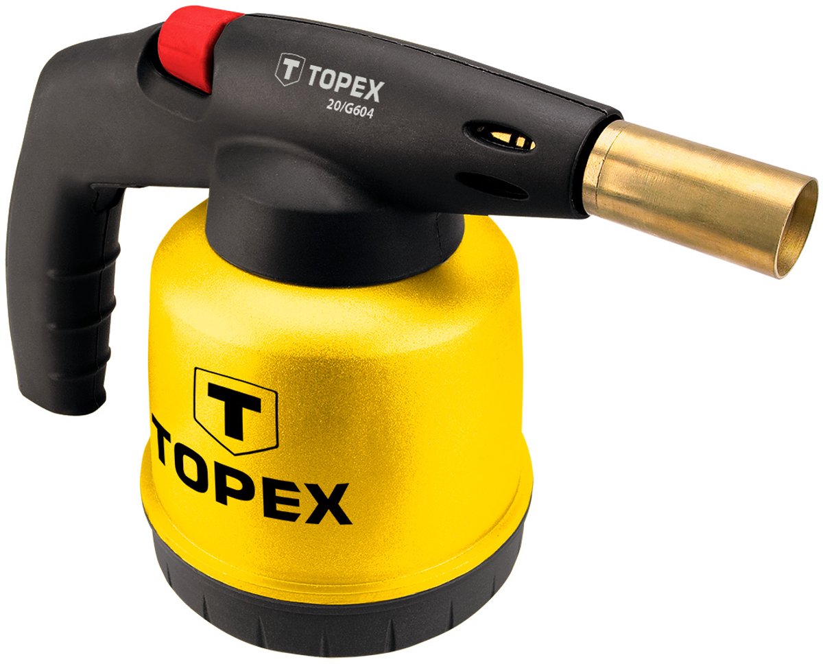 Topex - gas soldeerlamp - lichtgewicht plastic behuizing - 190g cartridge - 1.9kw