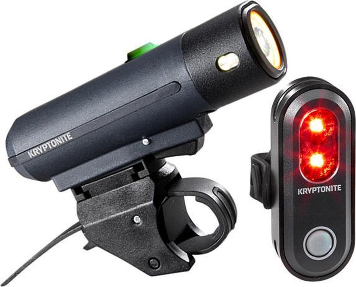 Kryptonite fietsverlichting street f-500 avenue r-45 led 2-delig