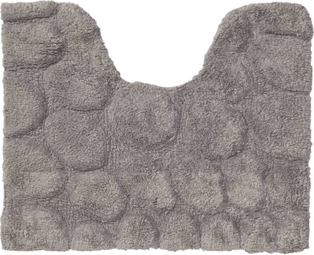 Sealskin pebbles toiletmat 50x60 cm - katoen - grijs