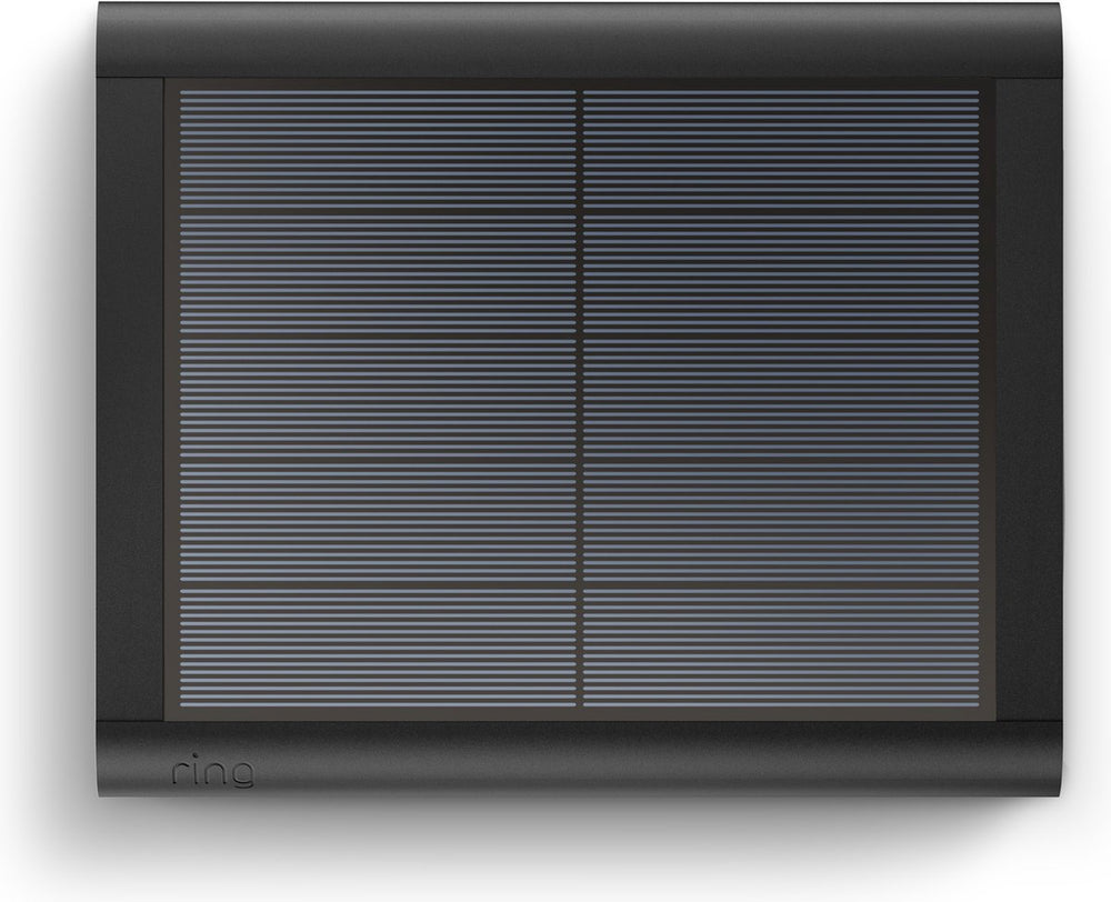 Ring solar panel - usb-c - zwart - accessoire voor beveiligingscamera - solar panel voor spotlight cam plus en spotlight cam pro