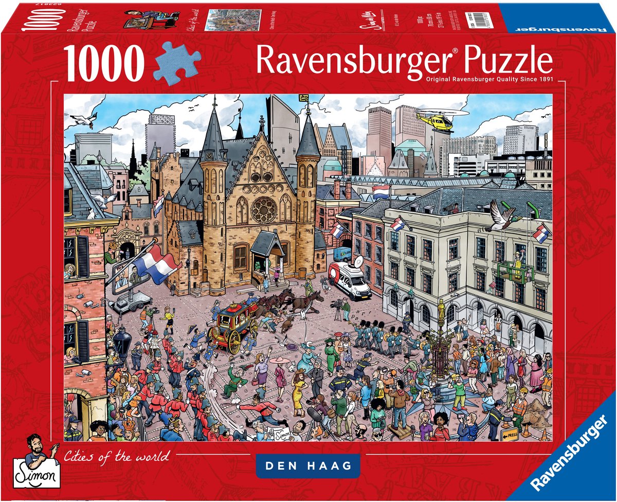 Ravensburger legpuzzel fleroux den haag - 1000st.