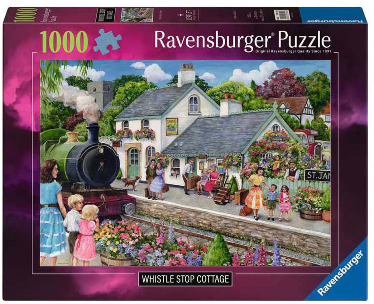 Ravensburger – whistle stop cottage – legpuzzel – 1000 stukjes