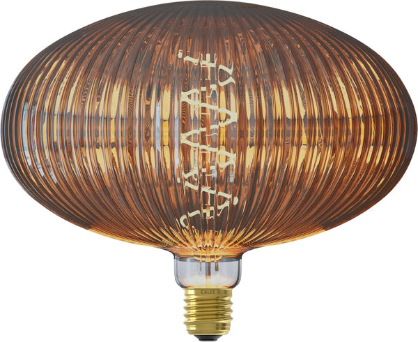 Calex pulse lille led lamp - e27 - filament lichtbron - warm wit licht - rookglas