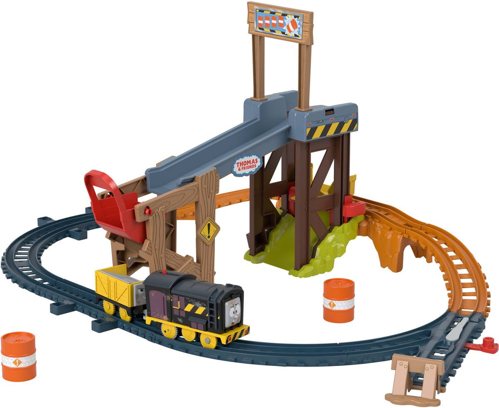 Mattel speelgoed - thomas friends diesel lift load bouwset trein.