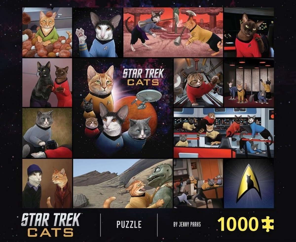 Star trek cats 1000-piece puzzle