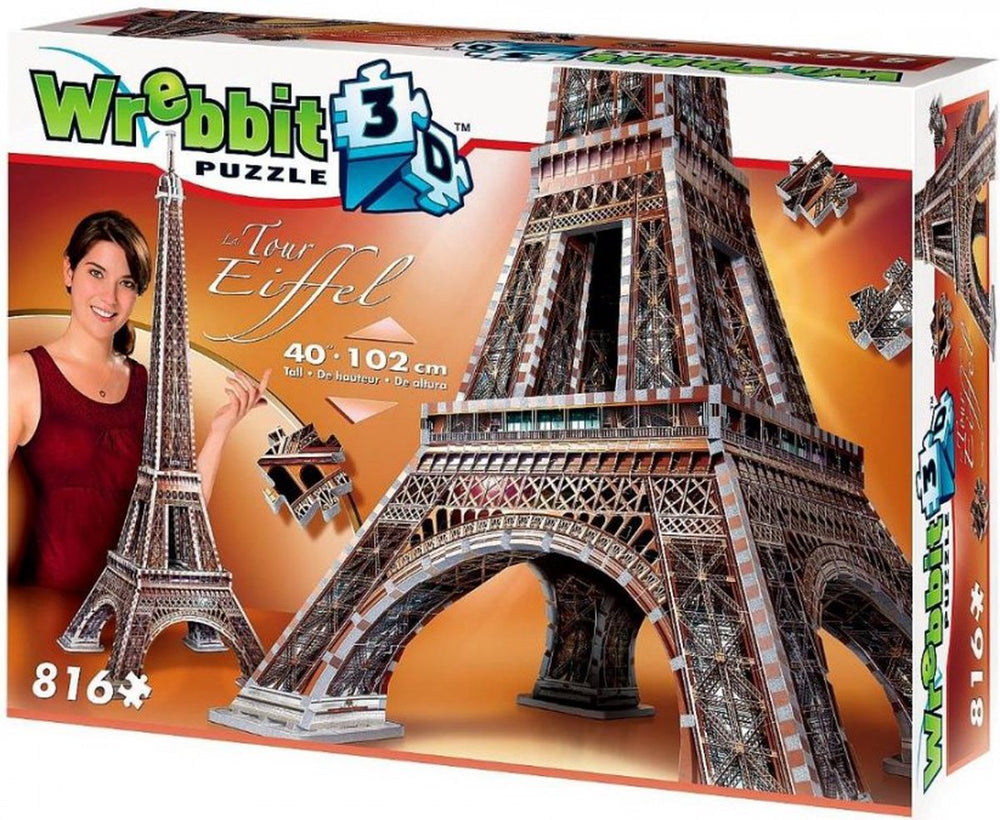 Wrebbit eiffeltoren - 3d puzzel - 816 stukjes