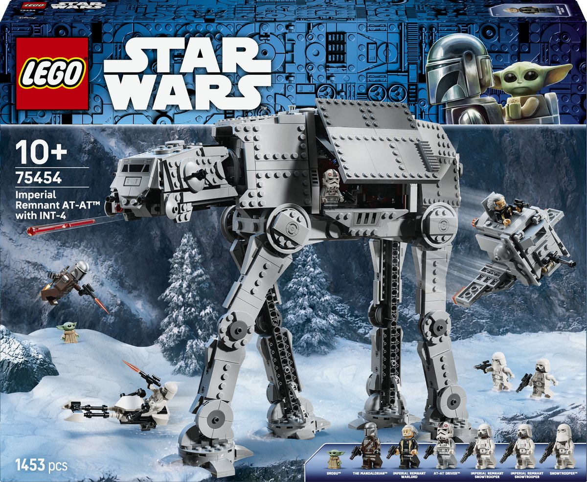 Lego star wars imperial remnant at-at met int-4 bouwpakket voor kinderen en decoratie 75454