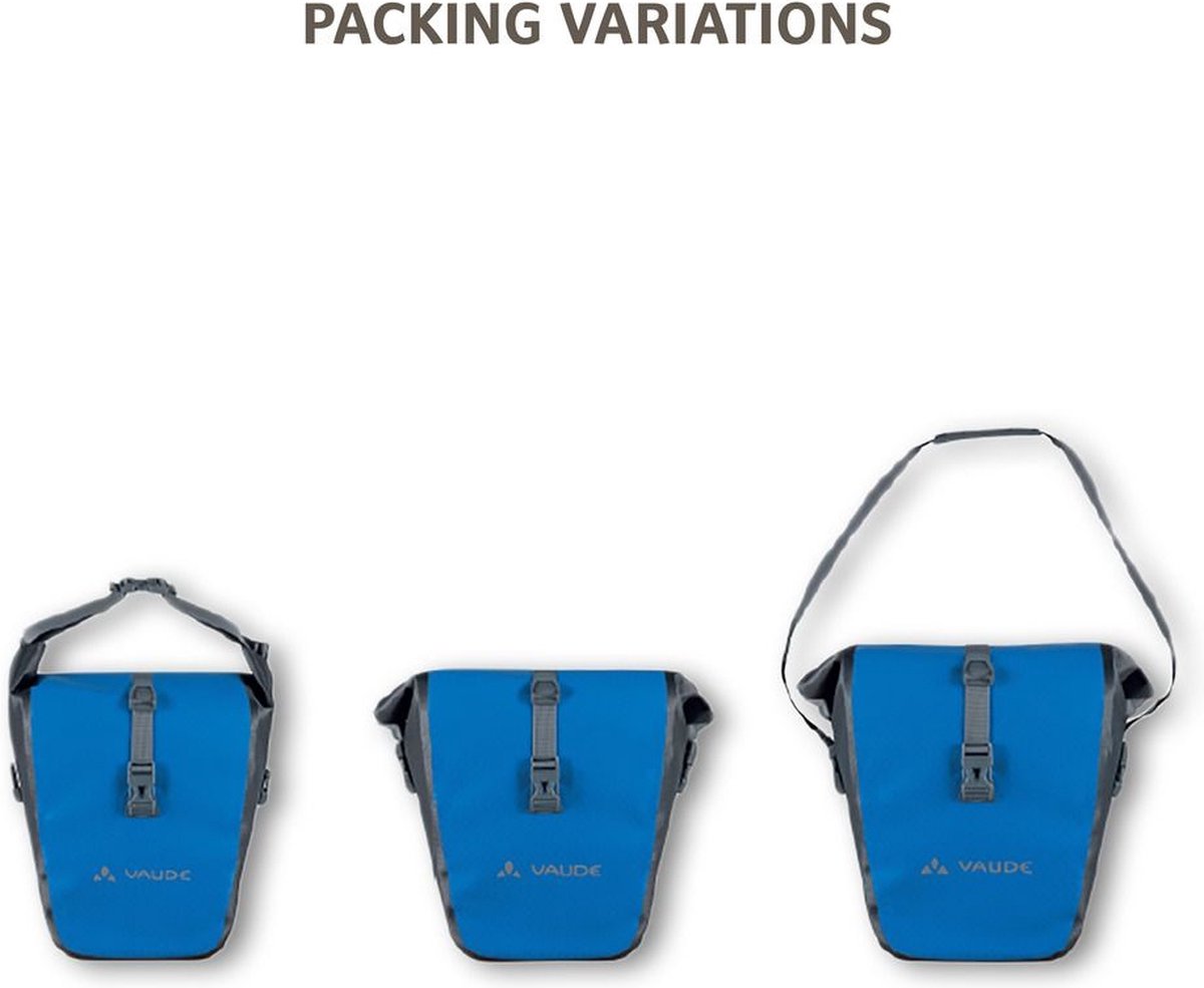 Vaude aqua back single, achterste tas, unisex fiets-sport achterzakken