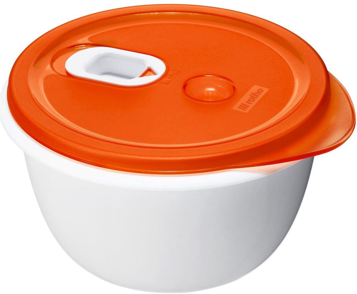 Rotho - magnetronschaal - 1,5 l - micro - papaya rood