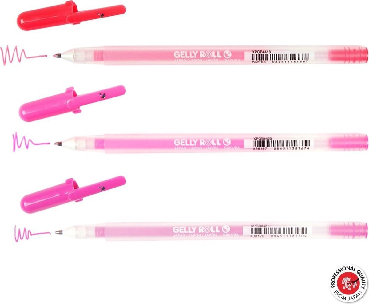 Sakura Moonlight set 3 gelpennen snoepjes