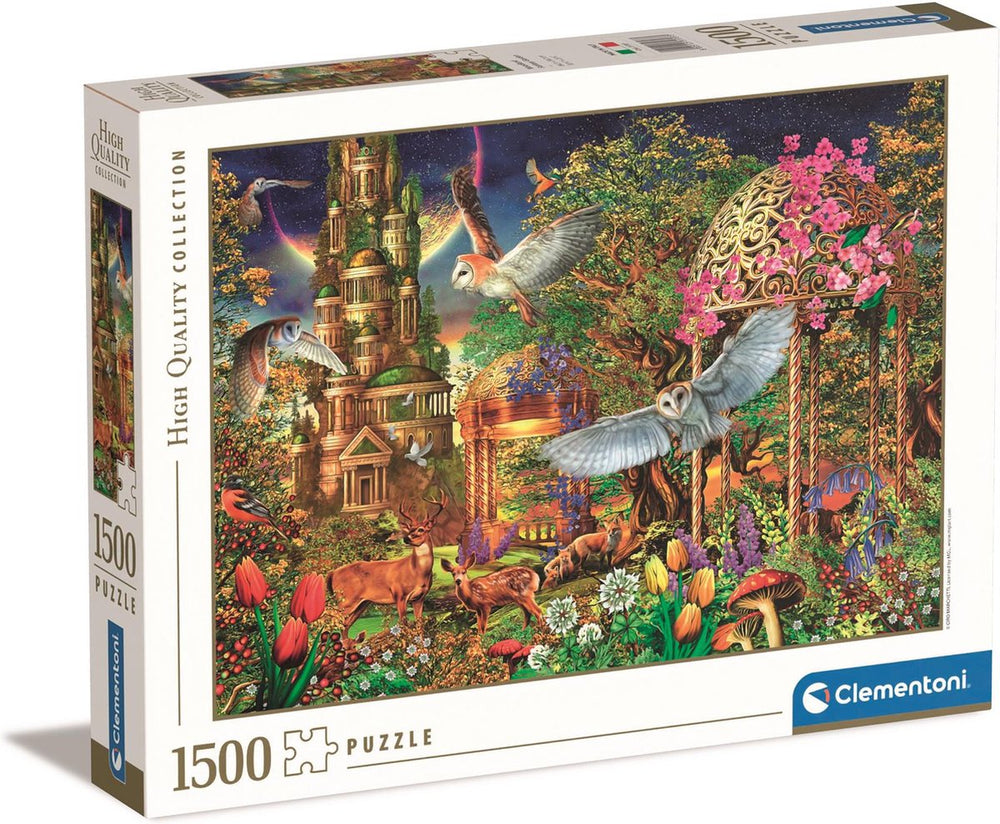 Clementoni legpuzzel forest fantasy garden, 1500st.