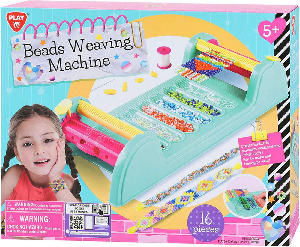 Speel maak je eigen armbanden weefmachine set, 16dlg.