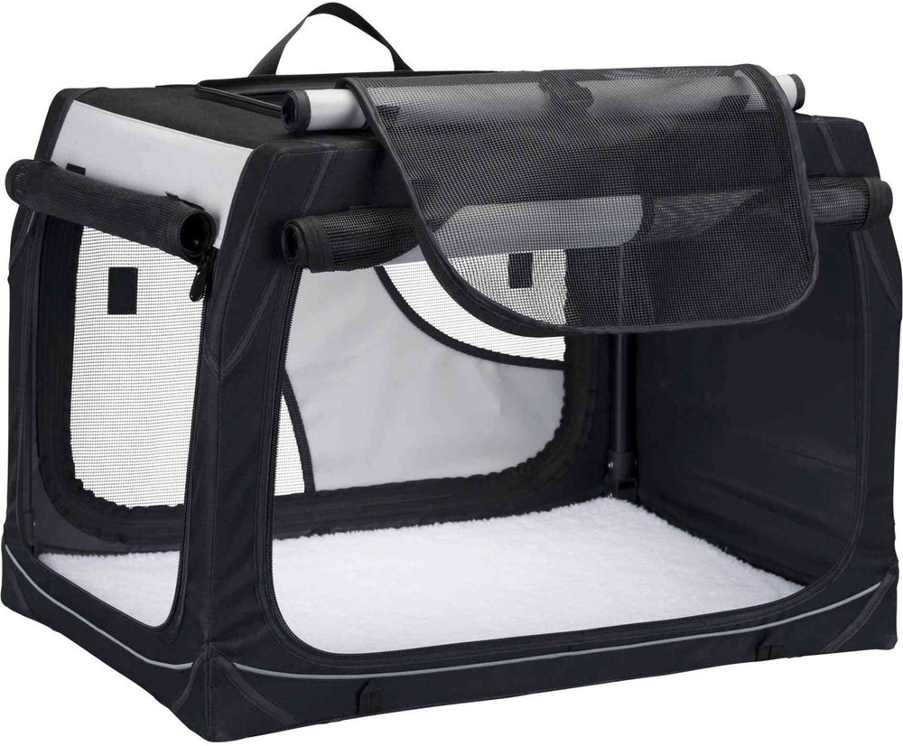Trixie reismand vario zwart grijs - 99x65x71 61 cm