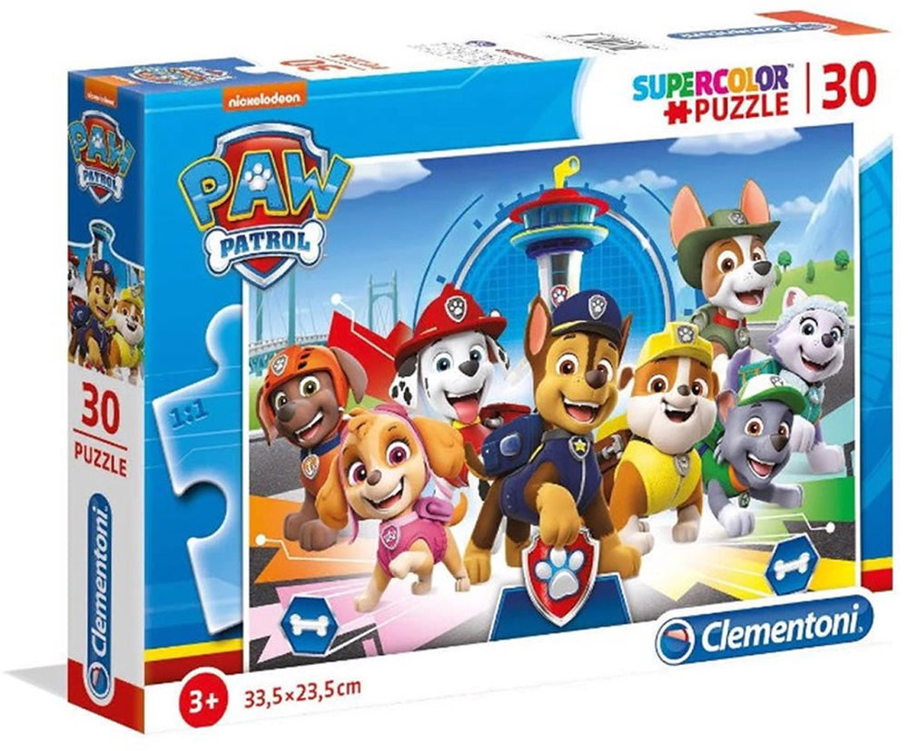 Clementoni legpuzzel super kleur paw Patrol, 30st.