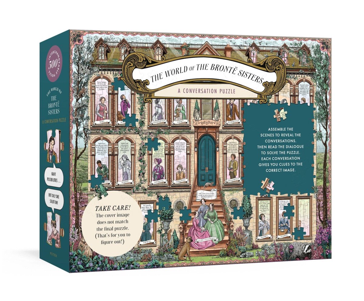 The world of the bronte sisters: a conversation puzzle: 500-piece puzzle: a jigsaw puzzle for adults