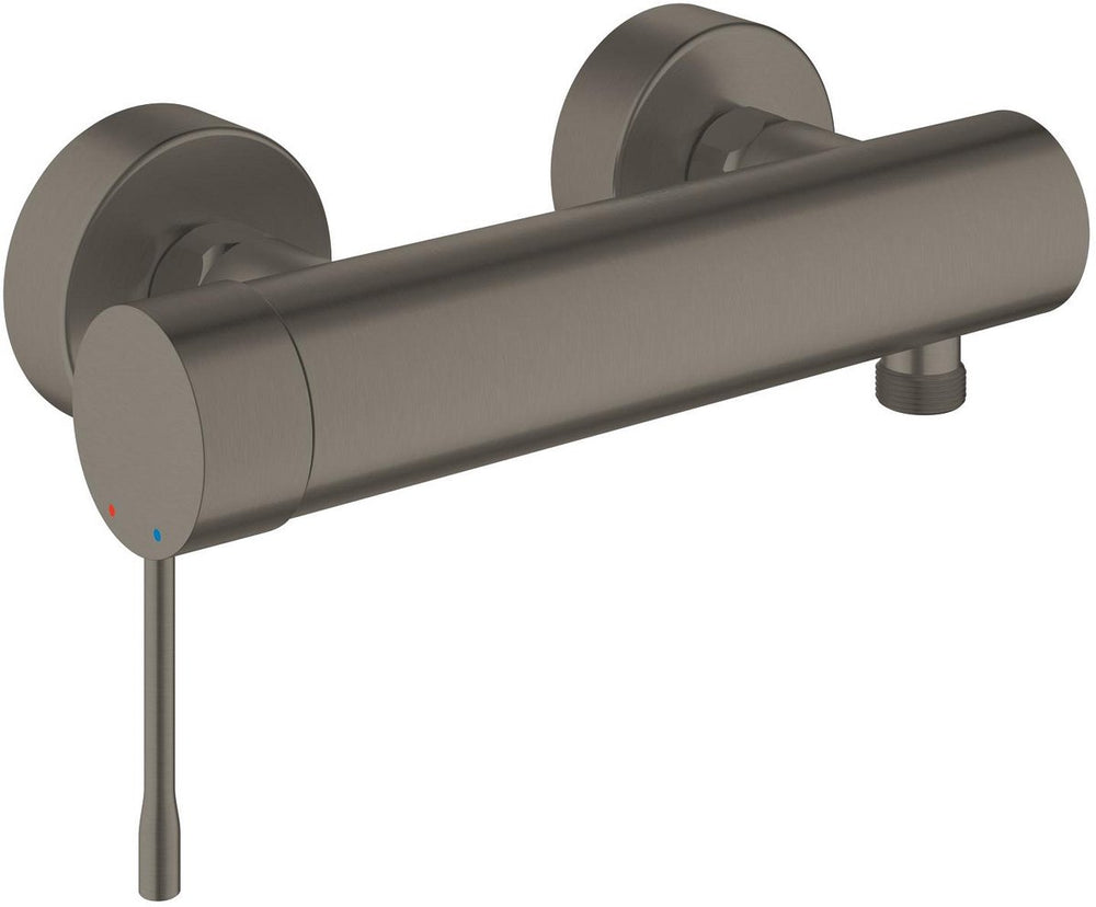Grohe essence new douchekraan - mengkraan - 15 cm hartafstand - hard graphite geborsteld (mat antraciet)