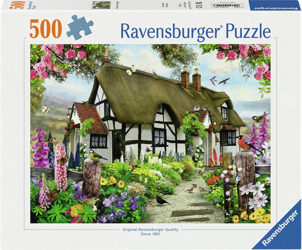 Ravensburger puzzel idyllische huisje 500 stukjes