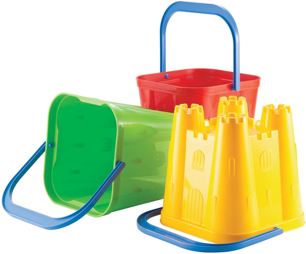 Ecoffier ecoiffier kasteel emmer zandbak speelgoed voor kinderen strand - willekeurig - 1 stuk