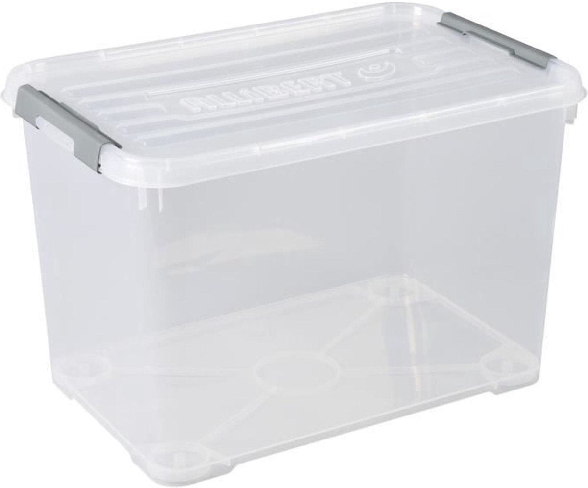 Curver handige+ opbergbox met wielen 65l