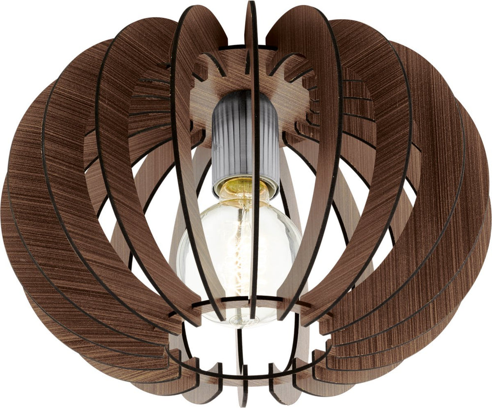 Eglo stellato - plafondlamp - e27 - ø40 cm - donkerbruin nickel-mat