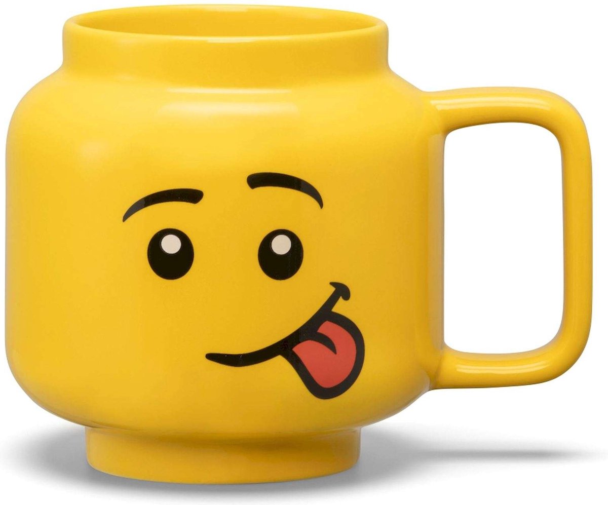 Room Copenhagen LEGO Ceramic Mug - Crazy, Large (Yellow)