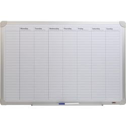 Desq ® weekplanner | magnetisch | aluminium frame | 60 x 90 cm
