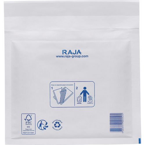 Gevoerde enveloppen raja pmbl1rc papier wit