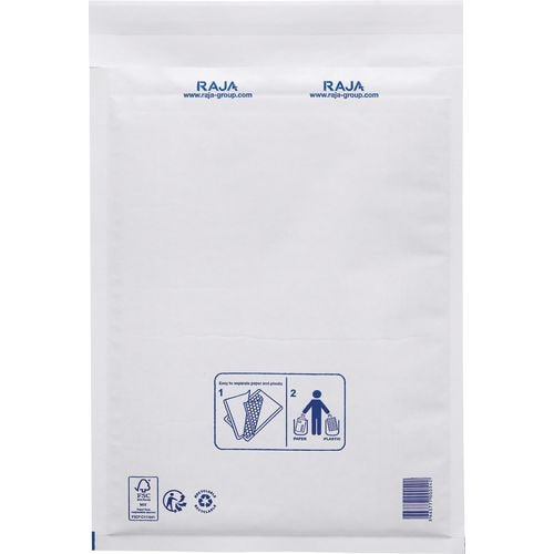 Gevoerde enveloppen raja pmbl4c papier wit