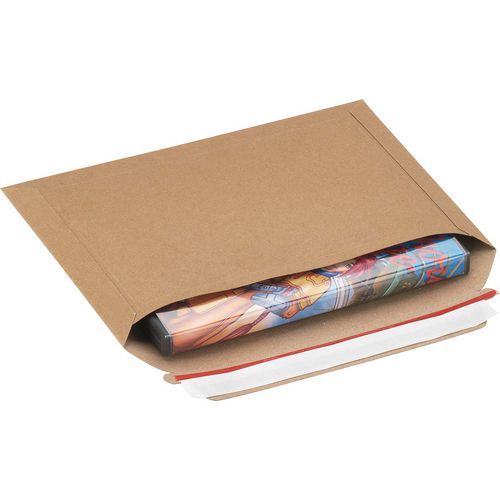 Enveloppen met kartonnen rug raja pcf18 bruin 164 mm