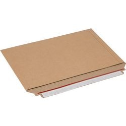 Enveloppen met kartonnen rug raja pcf33 bruin 234 mm