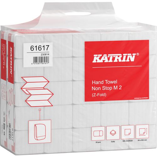 Katrin handdoek 61617 z-vouw wit