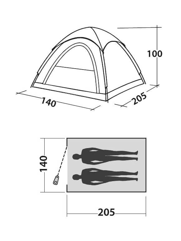 Easy Camp Comet 200 tent
