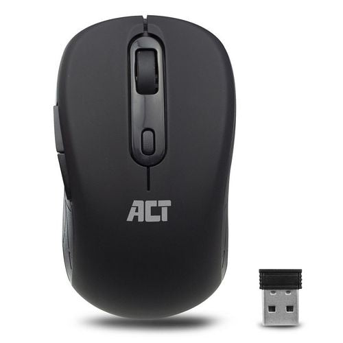 Act draadloze muis zwart