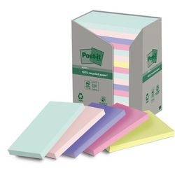 Pic sticky notes post-it recycled 7100259665 karton kleurenassortiment