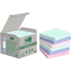 Pic sticky notes post-it recycled 76 x 76 pk 6 karton kleurenassortiment
