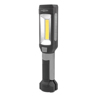 Werkplaatslamp met klein extra lampje en robuuste kunststof behuizing | 2 stuks
