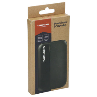 Powerbank 5000mah zwart | 2 stuks
