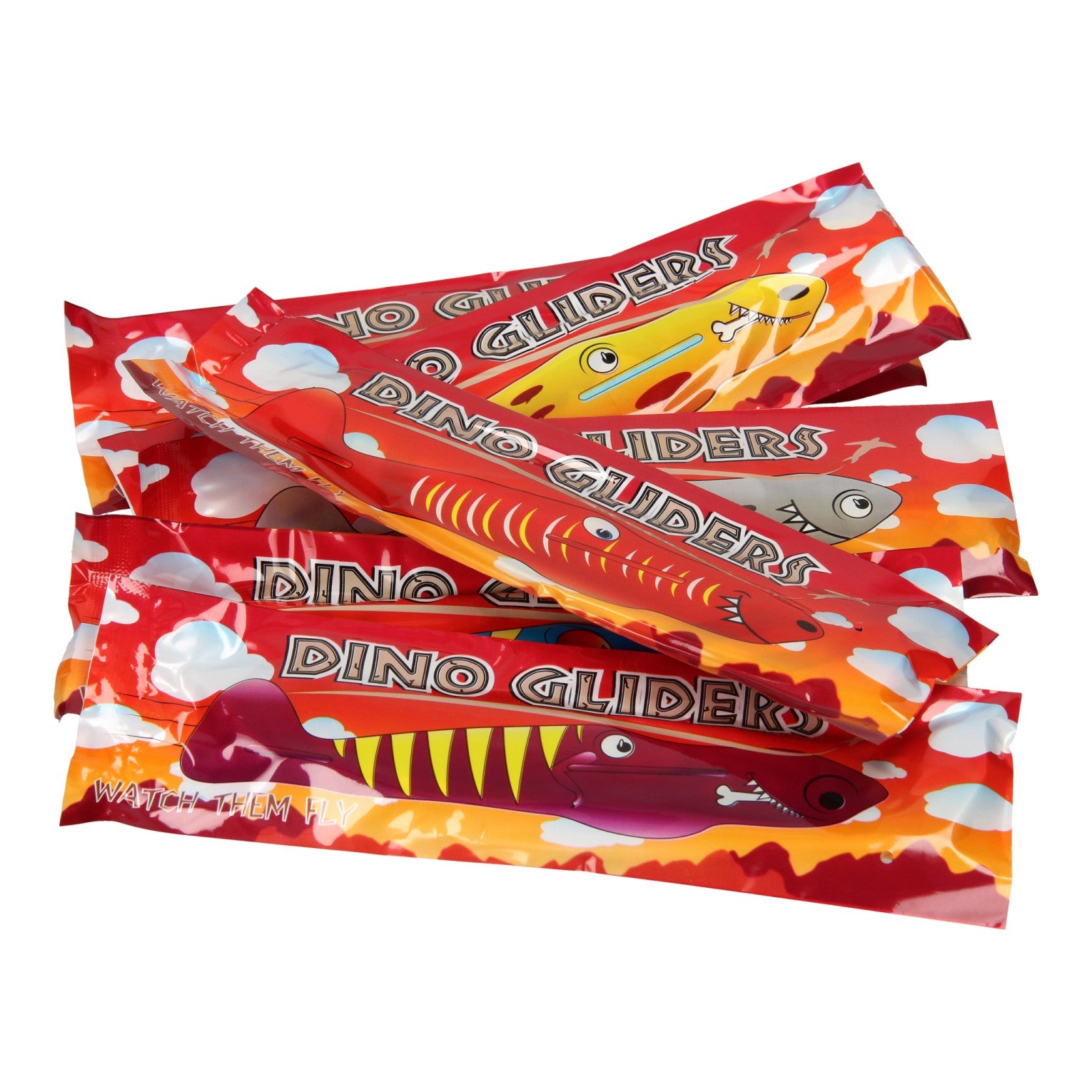 Duckiez foam vliegtuigje dino