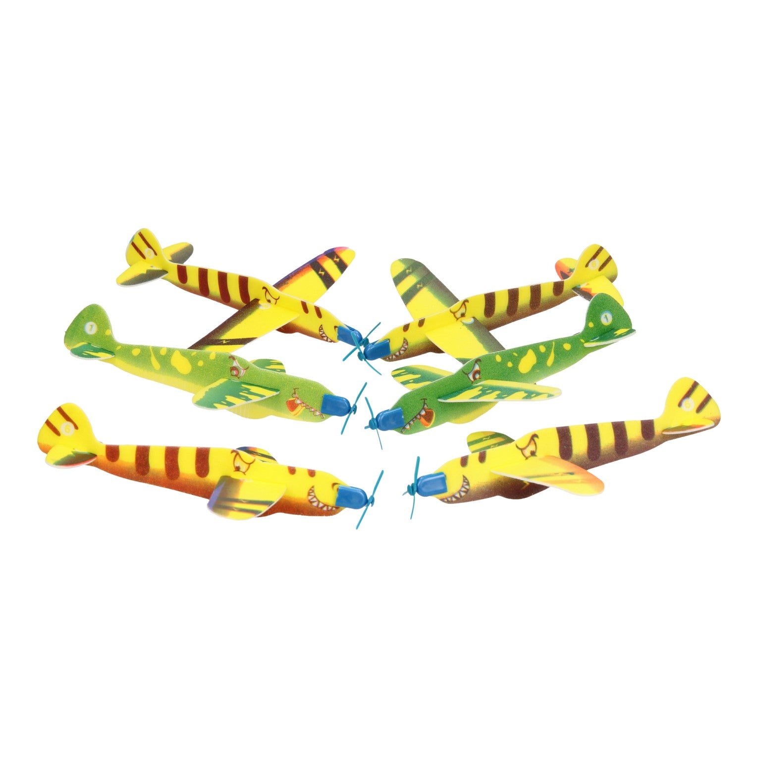 Duckiez foam vliegtuigje dino