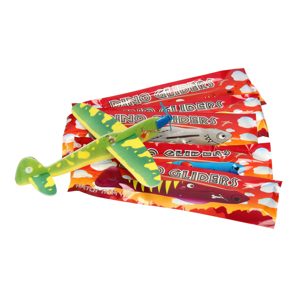 Duckiez schuim vliegtuigje dino