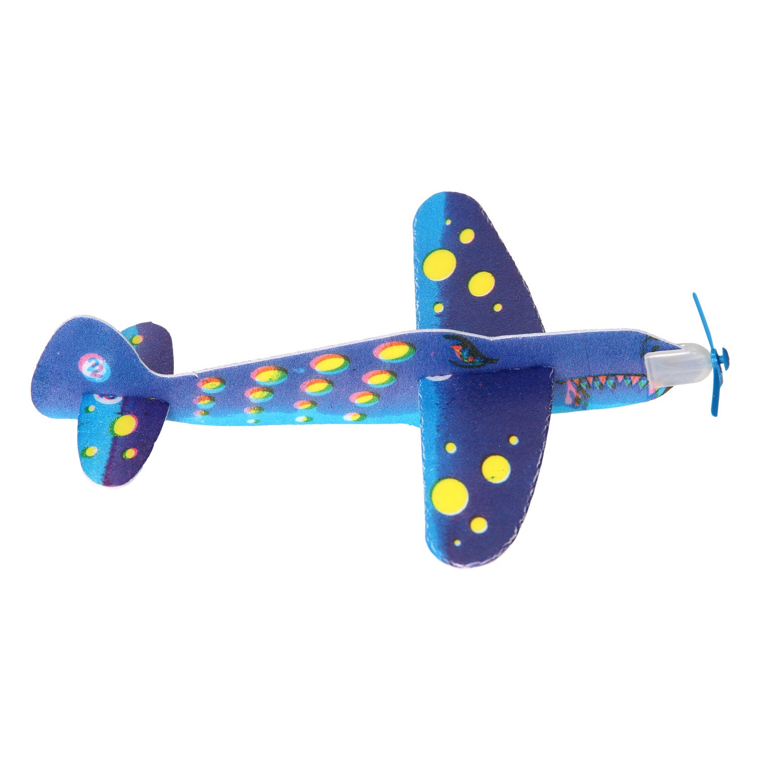 Duckiez schuim vliegtuigje dino