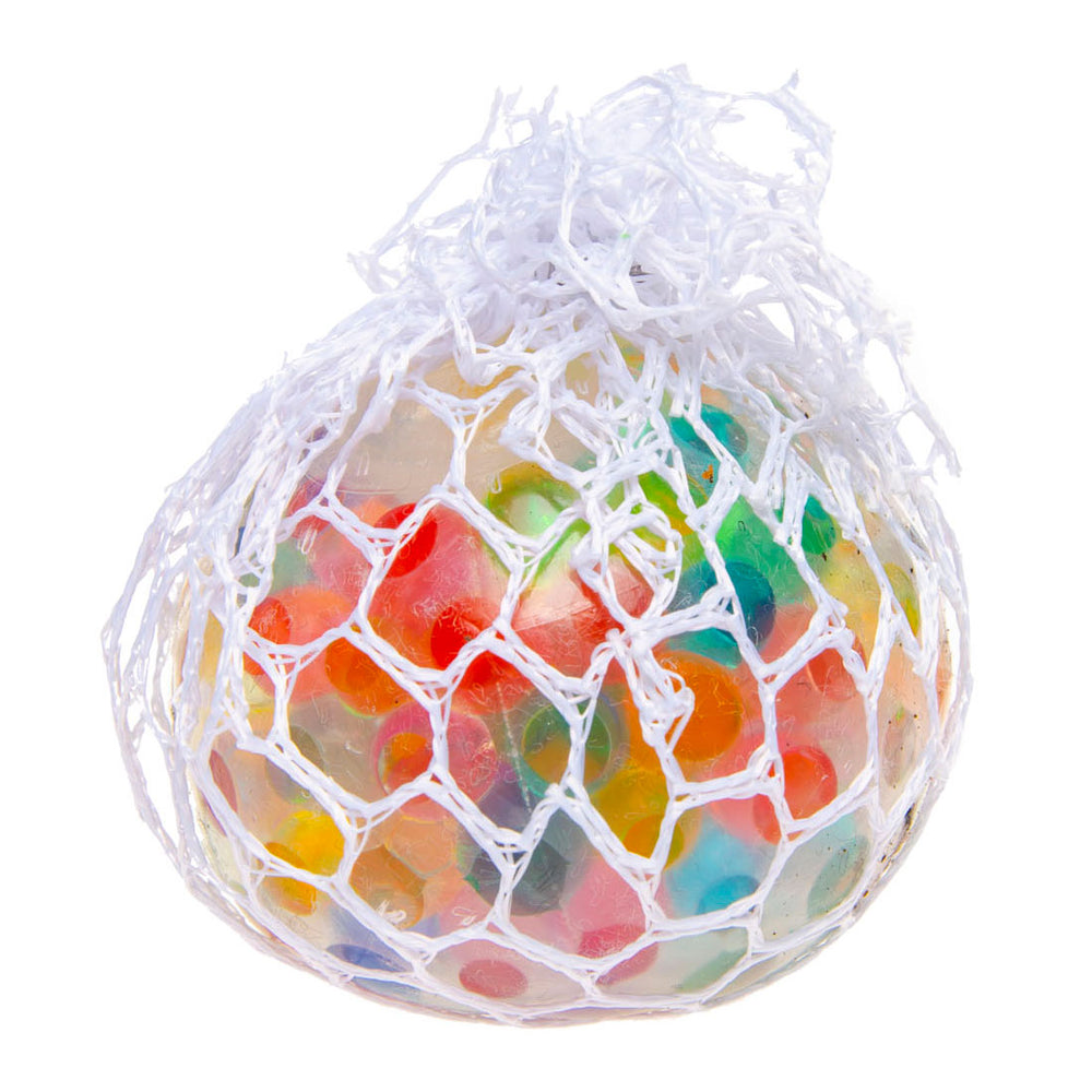 Duckies knijpen bubbelbal met waterparels