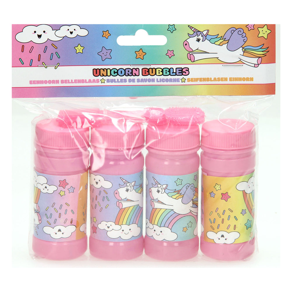 Duckiez bellenblaas eenhoorn, 4x50ml