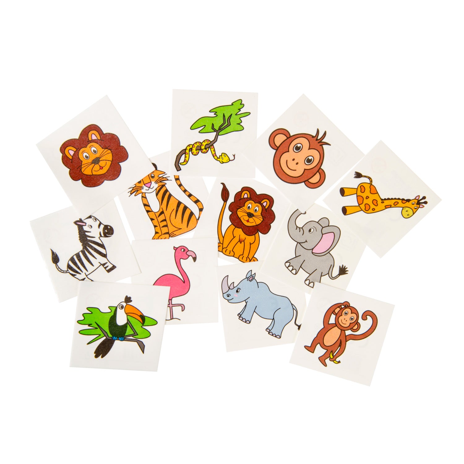Duckiez tatoeages wilde dieren, 12st.