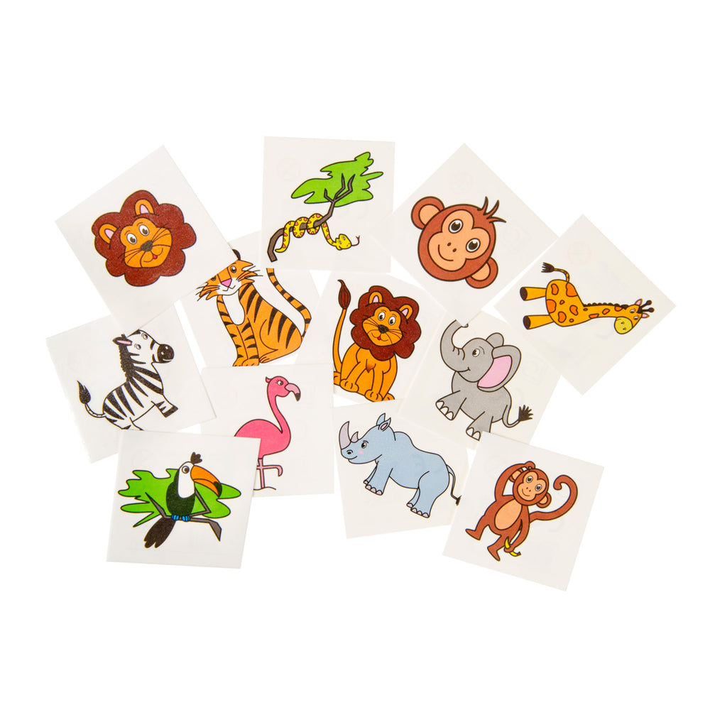Duckiez tatoeages wilde dieren, 12st.