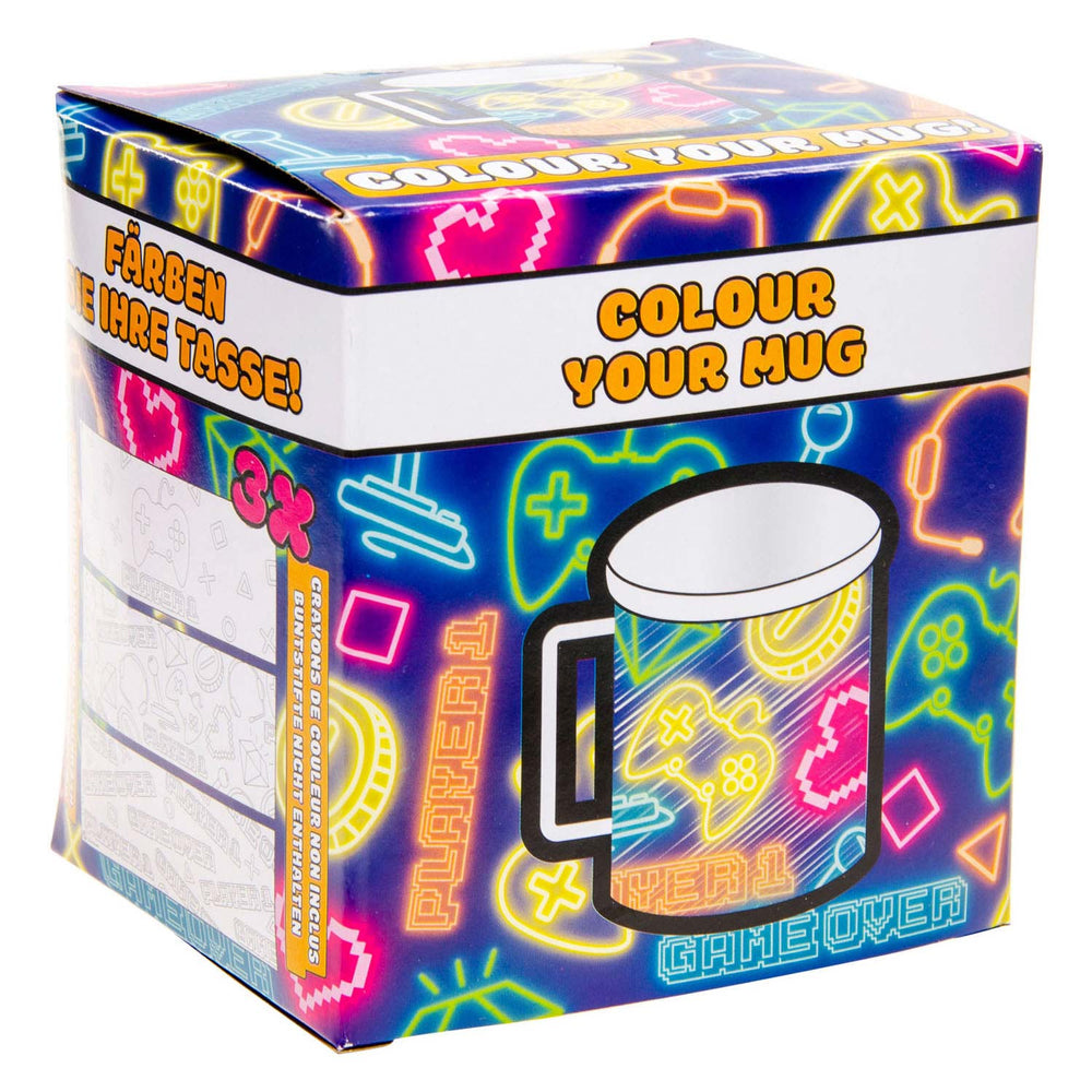 Kleur je eigen beker Gamer