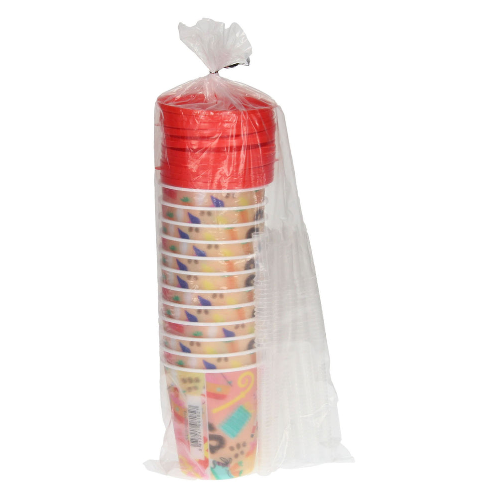 Beker met Deksel en Rietje Sinterklaas, 12e.