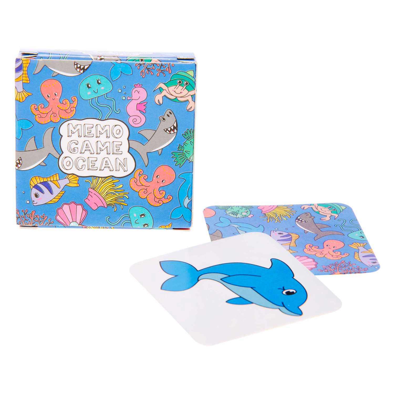 Duckiez mini memospel zeedieren, 28 kaarten