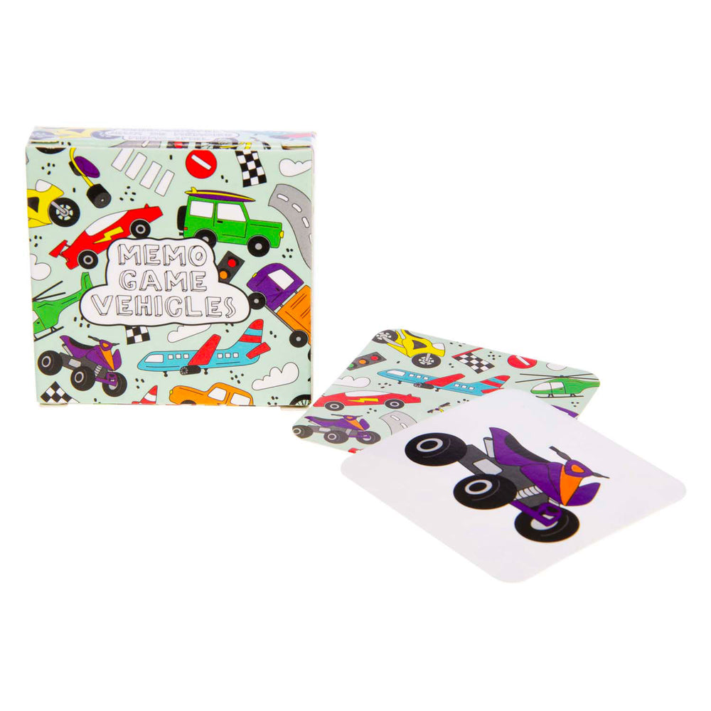 Duckiez mini memospel voertuigen, 28 kaarten